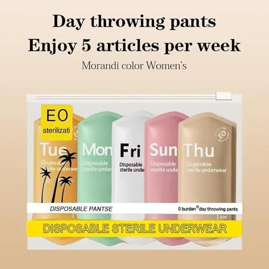 Women's Disposable Panties Set of 5